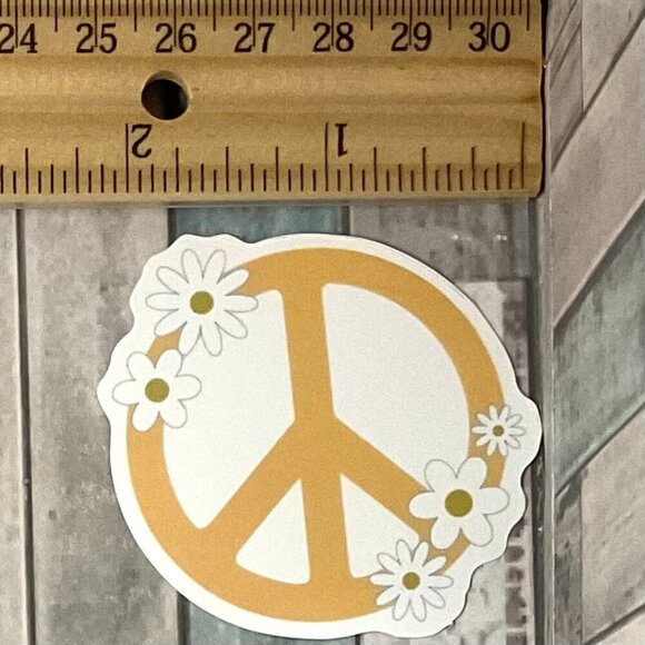 🌀10/$10🌀 70s Hippie Reusable Waterproof Vinyl Sticker Decal - Picture 1 of 1